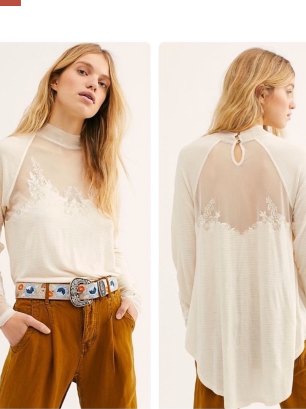 Free People New Saheli top,L